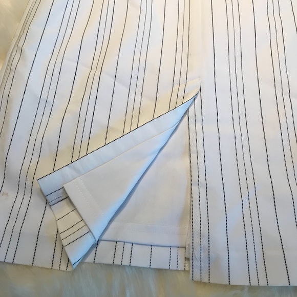 Studio Y Pinstriped Strapless Dress - Picture 6 of 8